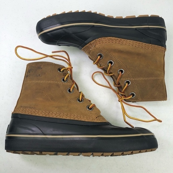 New Sorrel Hand Crafted Waterproof Duck Boots - Picture 2 of 9
